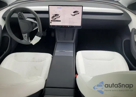 2025 Tesla Model 3 z USA, uszkodzony, nr VIN 5YJ3E1EA7SF080293